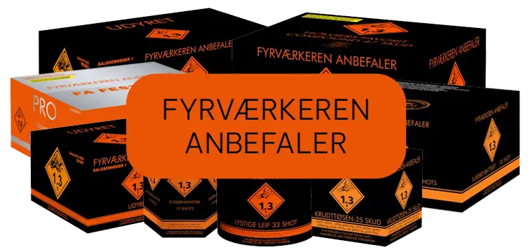 Fyrværkeren Anbefaler fyrværkeri 2026