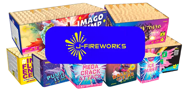 J-fireworks fyrværkeri 2026