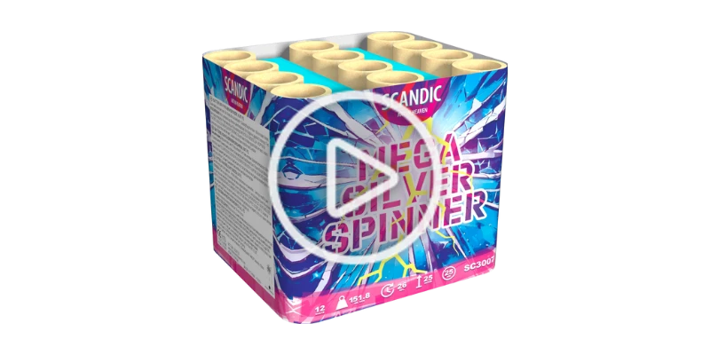 J-fireworks Mega Silver Spinners